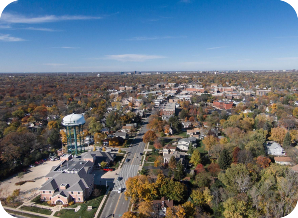 Downers Grove cityscape – Junk in the Truck ensures top-notch junk removal services.